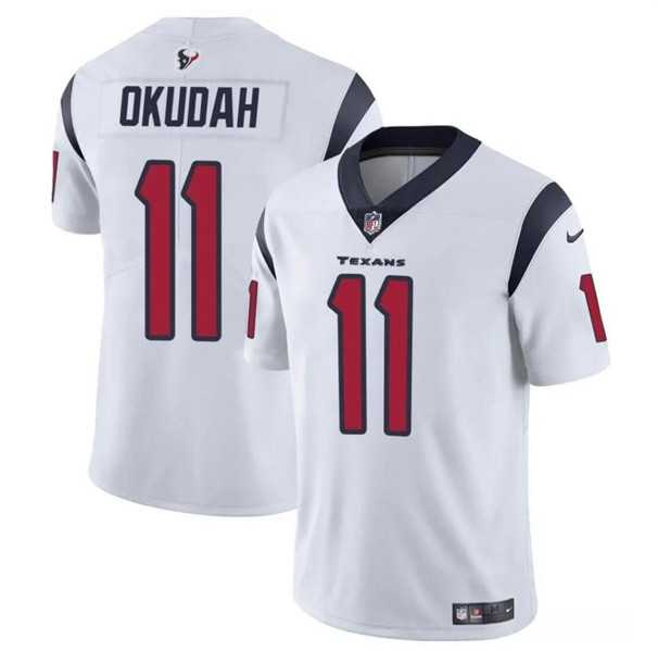 Youth Houston Texans #11 Jeff Okudah White Vapor Untouchable Limited Stitched Jersey Dzhi->youth nfl jersey->Youth Jersey